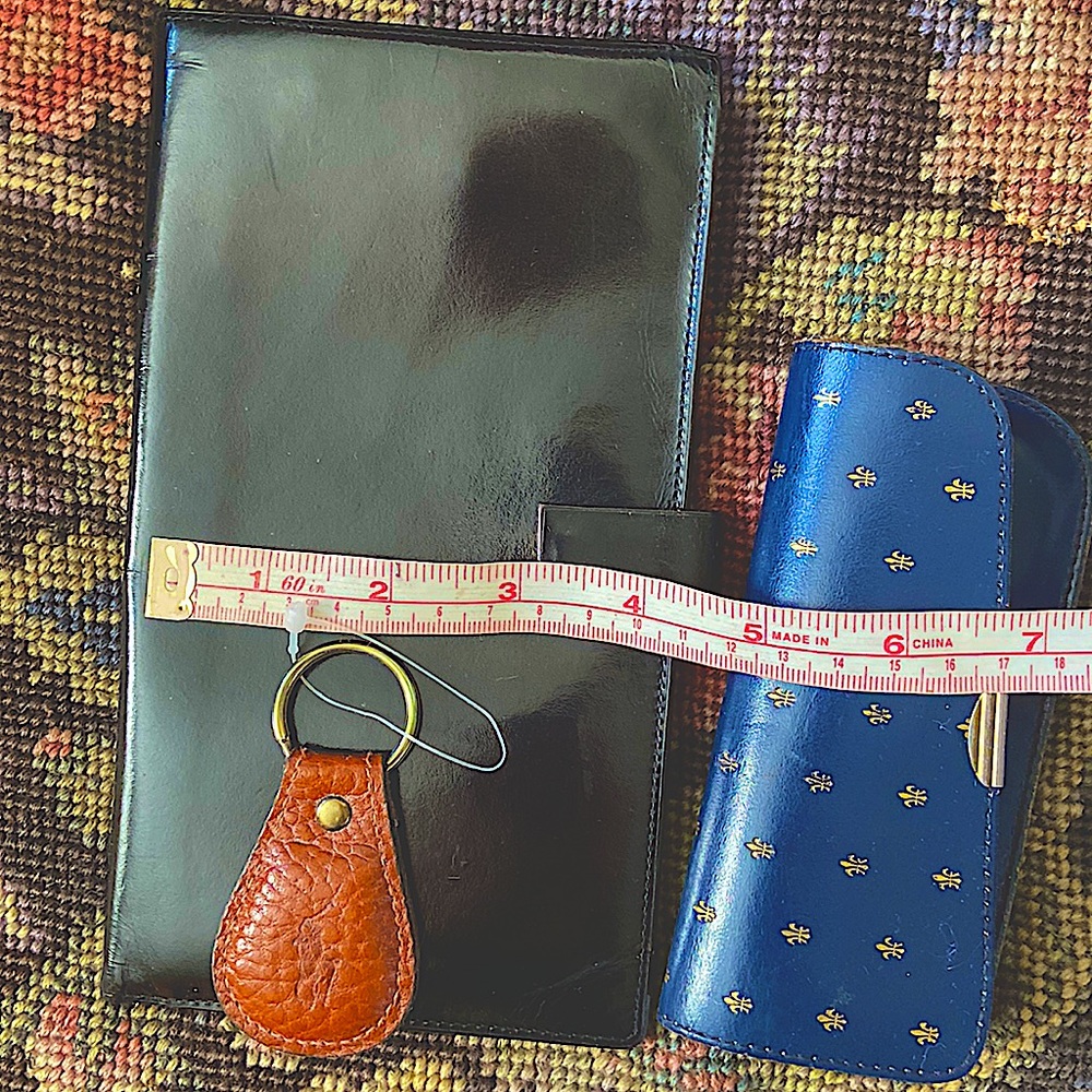 BUNDLE Polo leather fob, leather glasses case plus leather travel folder - Picture 13 of 13